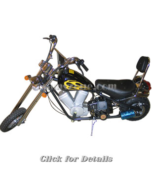 mini chopper motorcycle gas