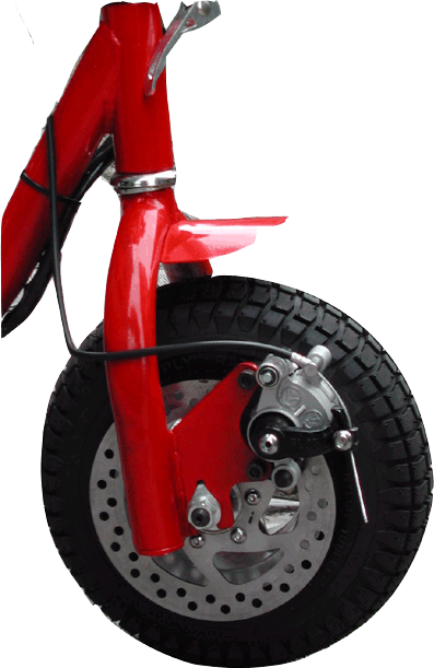 gas scooter front disc brake
