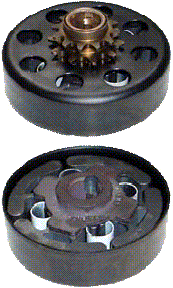 gas scooter centrifugal clutch  frontand back.gif (173x288 -- 16453 bytes)